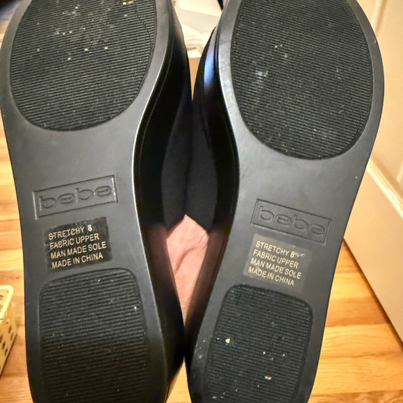 Bebe Women's Black Slide Sandals - Picture 2 of 4